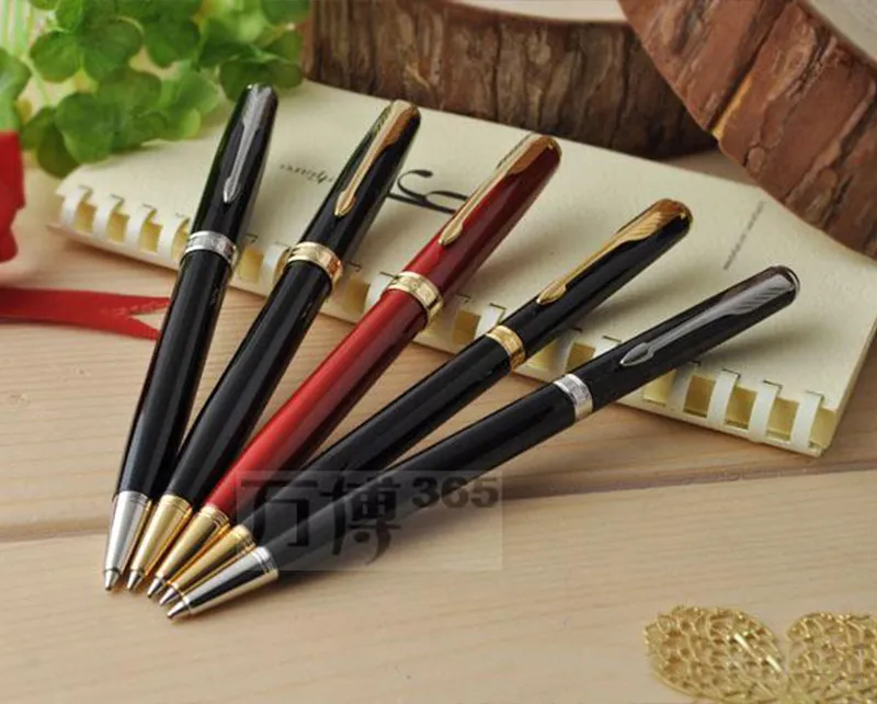 Bolígrafo de marca, suministros escolares y de oficina, bolígrafos Baozhu, bolígrafos de papelería para estudiantes de negocios, materiales totalmente metálicos de la mejor calidad