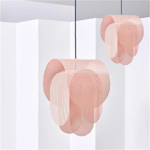 창조적 인 이탈리아 디자이너는 객실 침실 어린이 방 램프를 살고 샹들리에 북유럽 예술 분홍색 소녀 심장 펜던트 조명을 주도