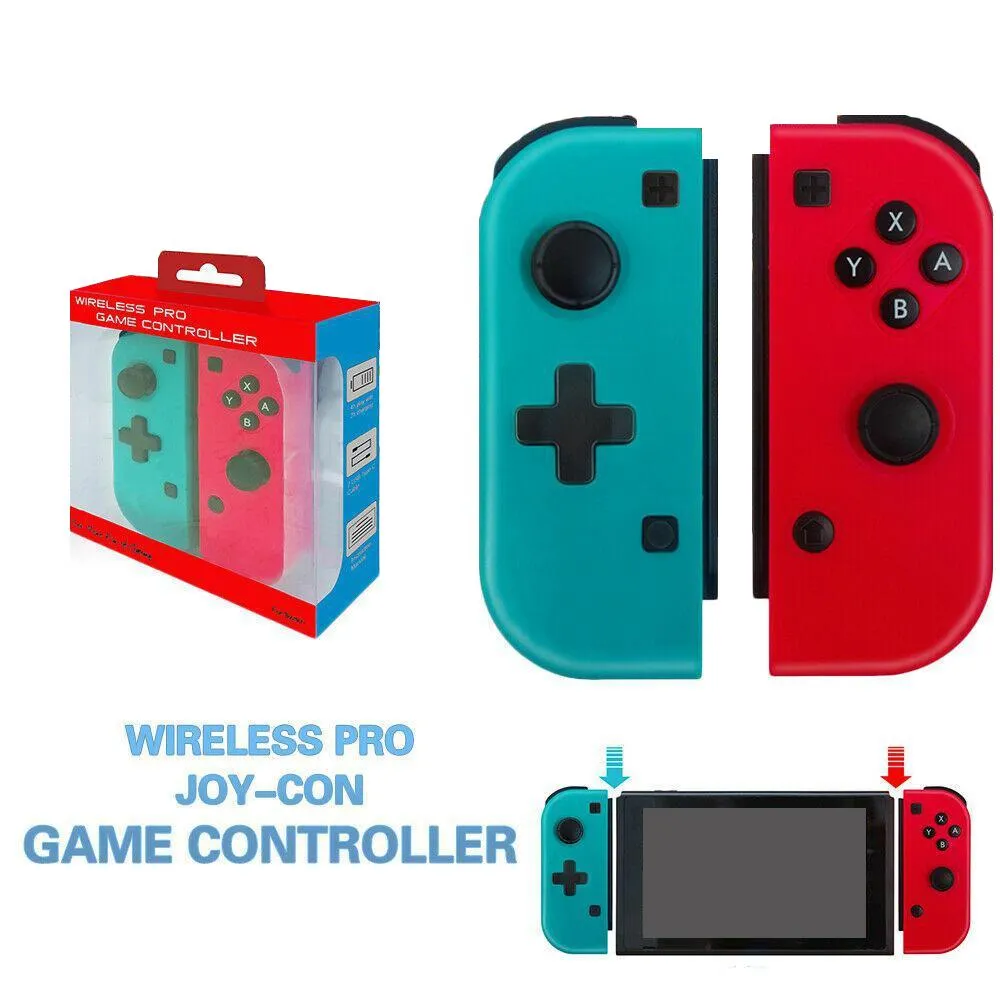 pour Switch sans fil Bluetooth Pro manette de contrôleur de plateau de jeu utilisé pour changer la poignée sans fil du jeu joy con poignée droite and214U