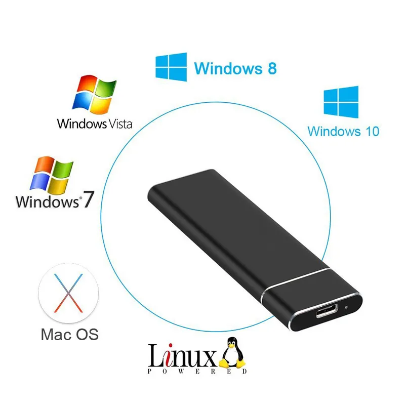 Custodia esterna per adattatore per disco rigido mobile SSD da USB 3.1 a M.2 NGFF per m2 SATA USB3.1