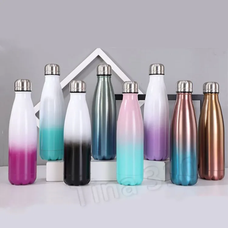 Flm 500ML Vacuum Flask LED Temperature Display Keep Warm/Cold Stainless  Steel Gradient Smart Insulated Water Bottle for School