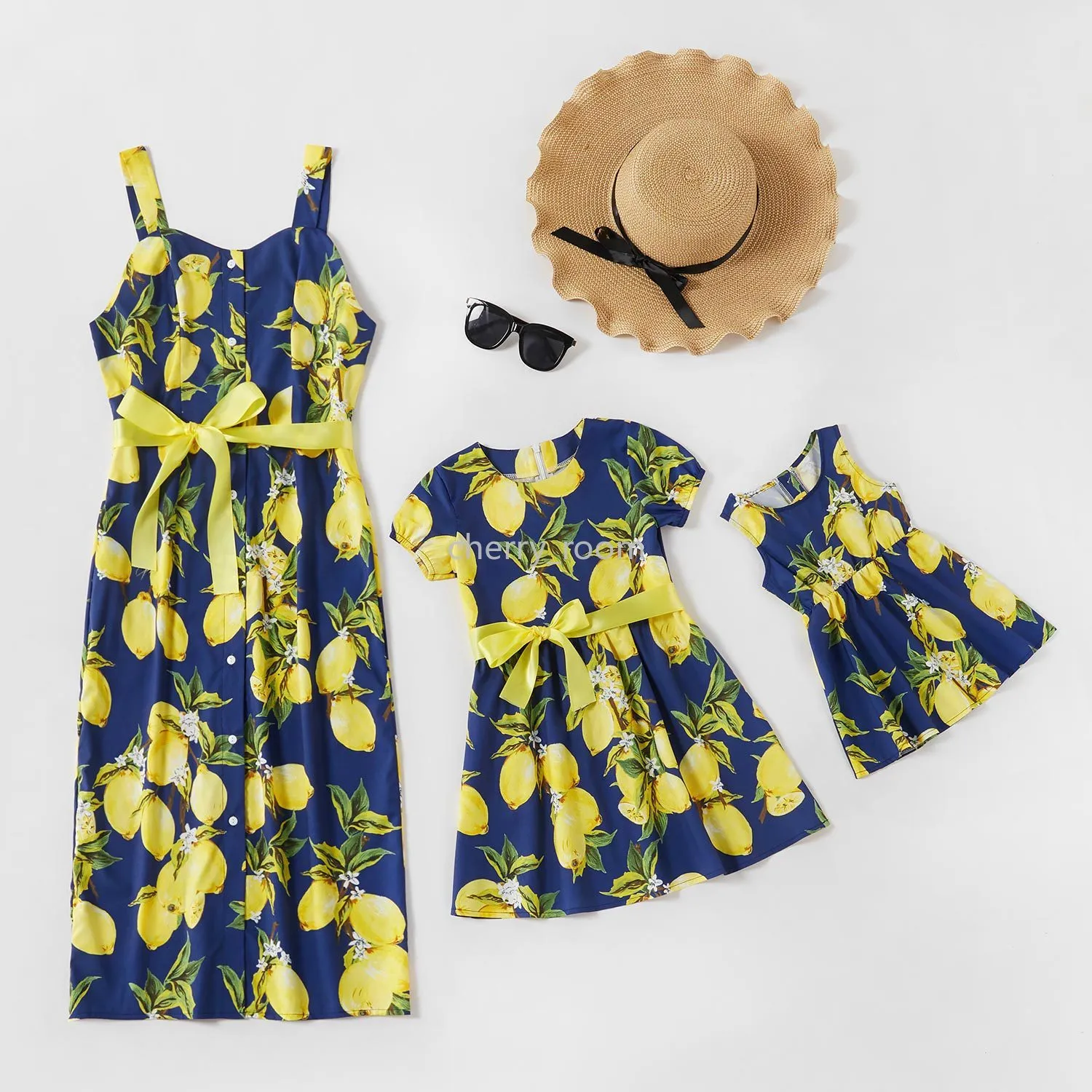 Mommy and me lemon sales dress