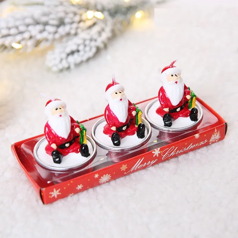 サンタクロースのじじばばオブジェ・キャンドル・キャンドルスタンドセット サンタクロースのじじばばオブジェ・キャンドル・キャンドルスタンド