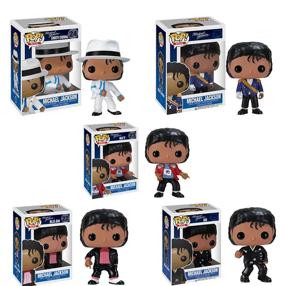 Funko Pop Michael Jackson Classic Hand-made Model Doll Toy Gift pop  Character Doll Model Child Adult 004