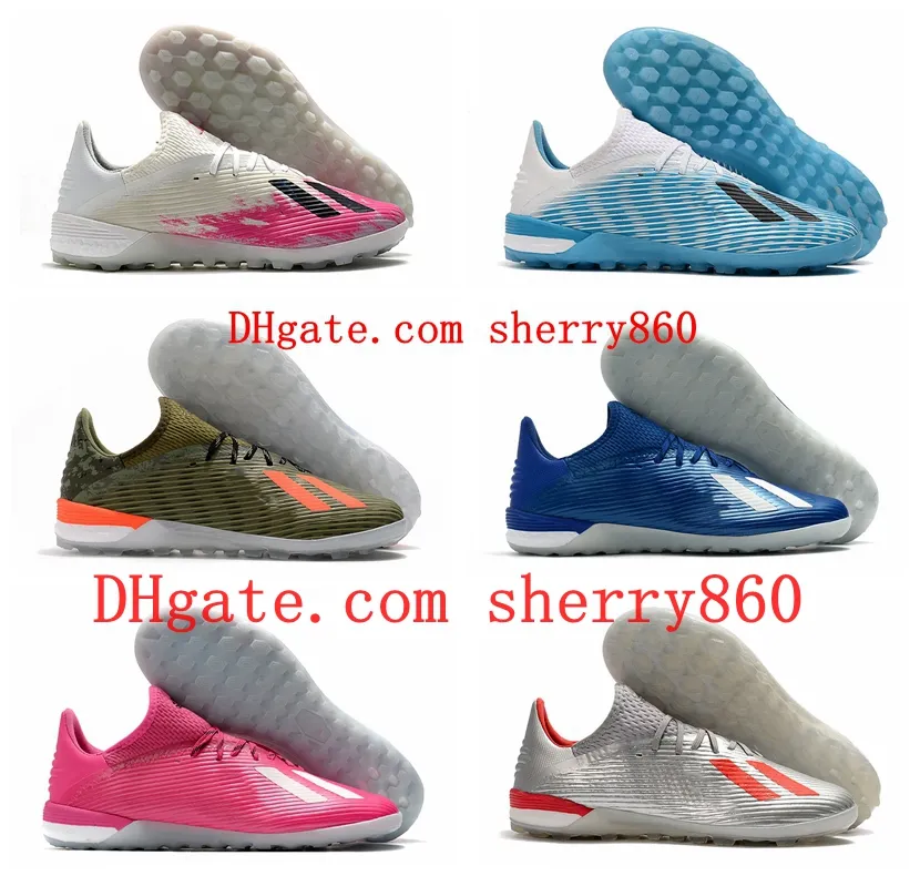 2021 soccer shoes quality mens X 19.1 IC indoor cleats 19 tango football boots leather Tacos de futbol scarpe calcio