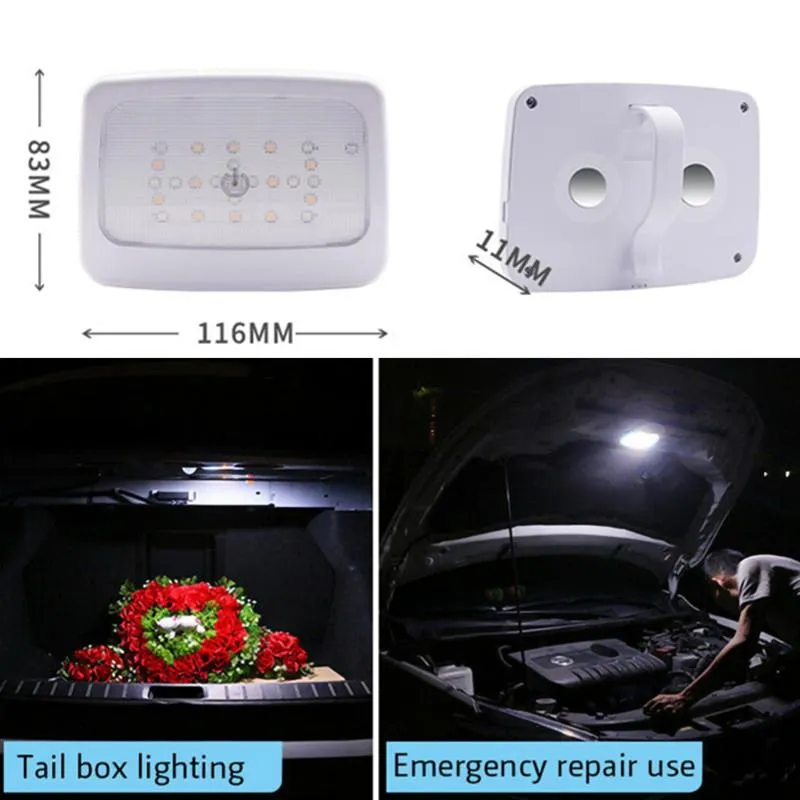 Kit d'éclairage de toit intérieur de voiture à LED, plafonnier