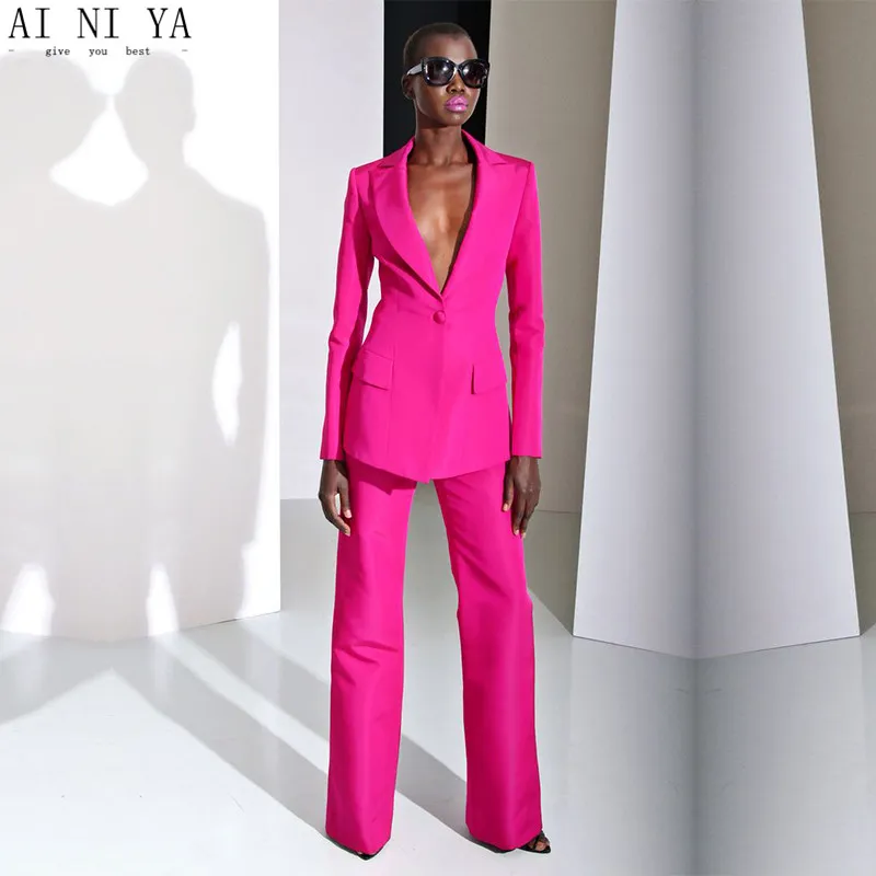 Fuchsia hot sale trouser suit
