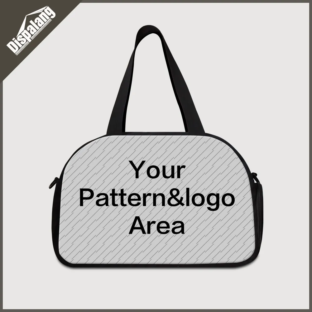 Custom Logo Photo Travel Duffle Bags Personalized Handbags For