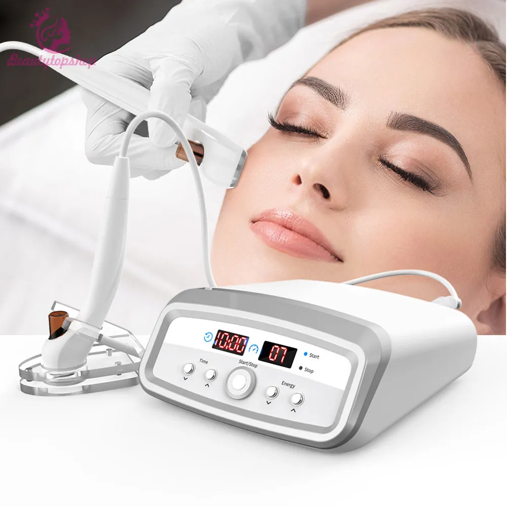 Mini máquina portátil de radiofrequência RF para endurecimento da pele, rejuvenescimento facial, contorno em casa, dispositivo para remoção de rugas