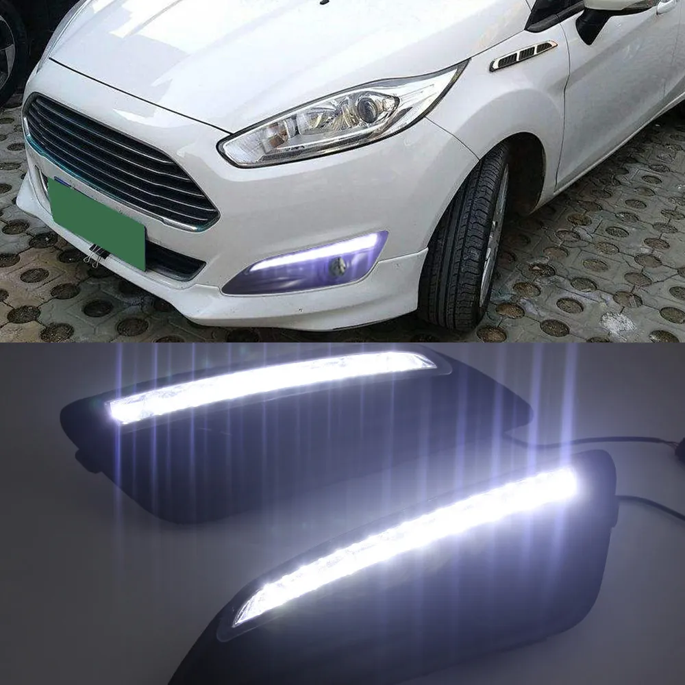 Waterproof LED DRL Daytime Corolla Daytime Running Lights For Ford Fiesta 2013 2016 From Yangmingxue 64.67 DHgate.Com