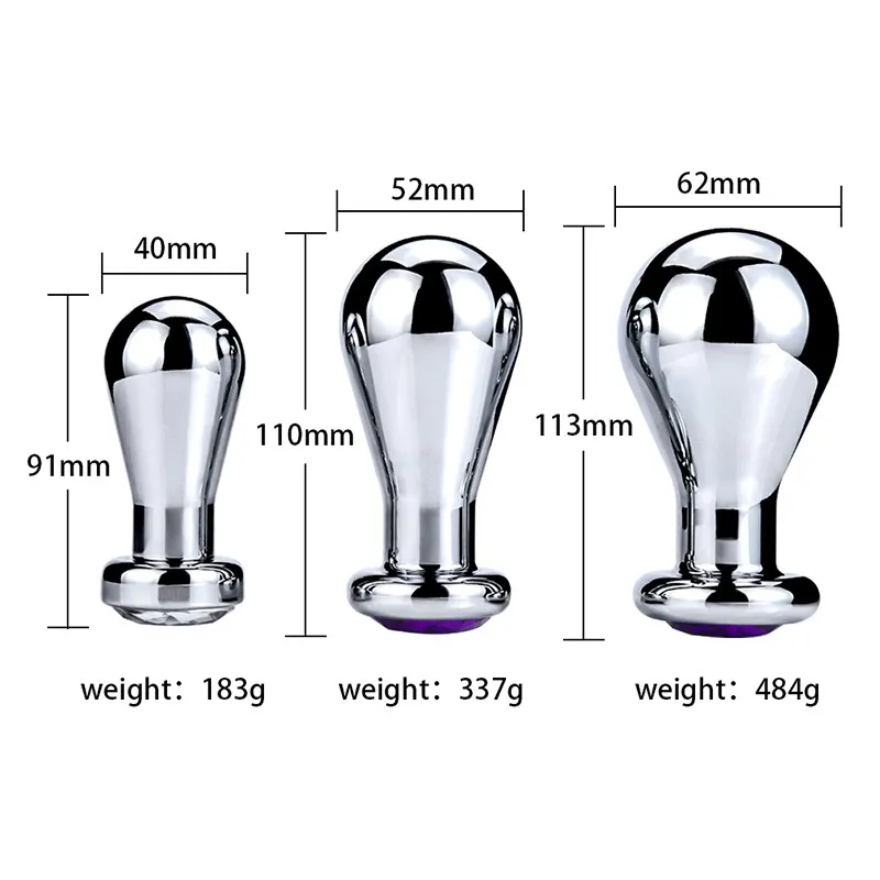 Metall Analplug Set  Groer Buttplug Dildo Fr... Von 11,36  | DHgate