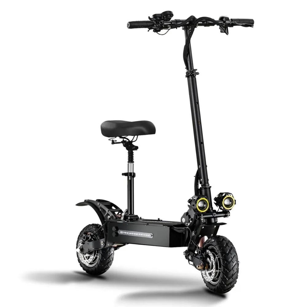 Hot Bezpłatny statek Składany Off-Road Scooter Bike Dorosły Dual-Drive 60V 5400Whigh-Speed ​​Offroad High-Power Składany samochód elektryczny