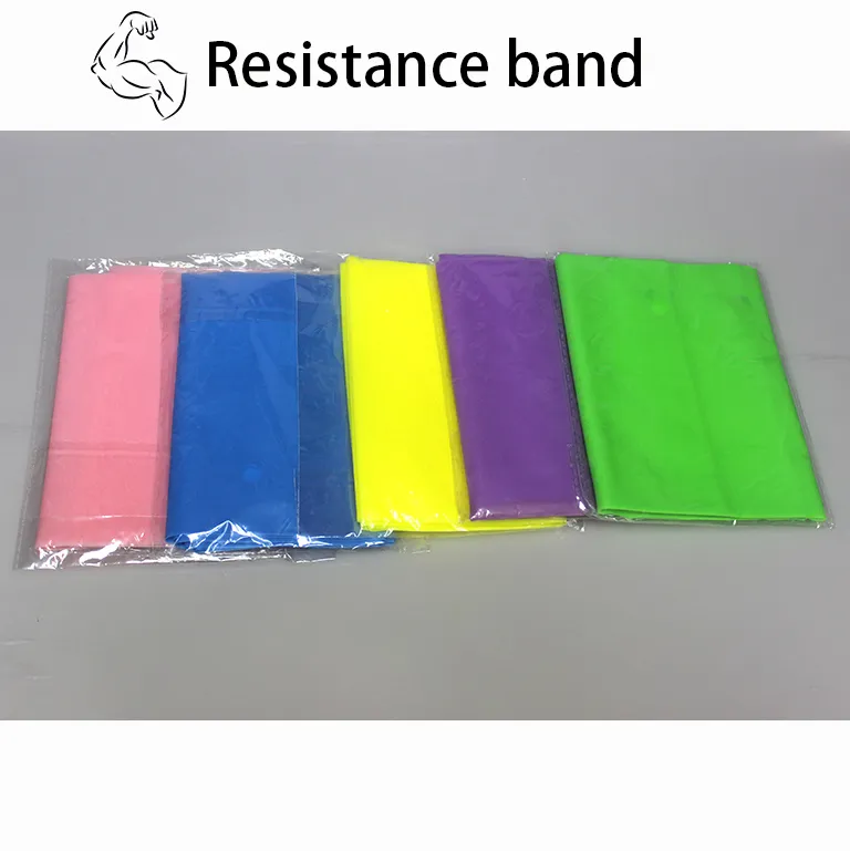 Virson nouveau 5 couleurs bandes de résistance Yoga ceinture Yoga Tension bande Gym exercice à domicile Sport entraînement entraînement