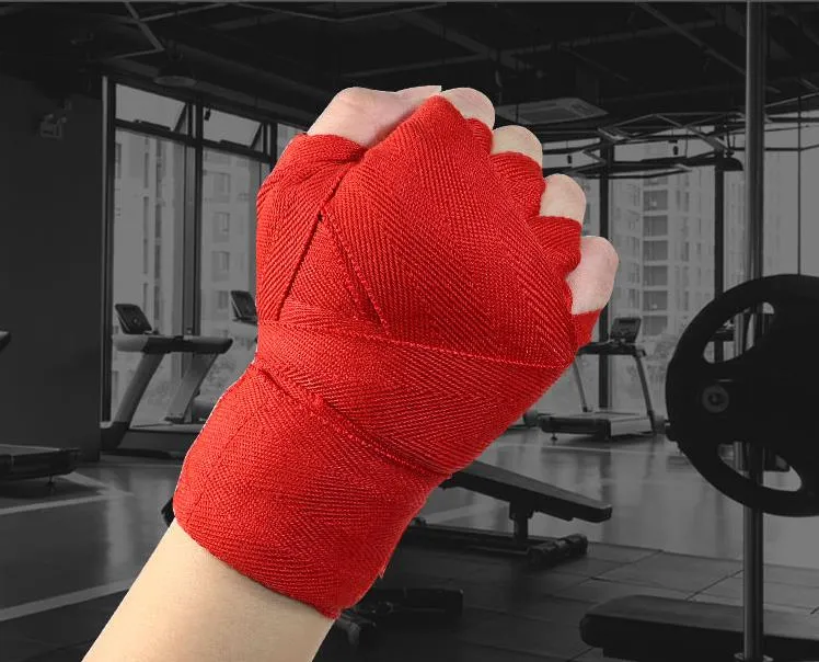 1set = 2pcs Новый бокс обертывания Штамповка рук Wrap бокса Обучение муай тай Protect перчатки Training Wrist 2 цвета