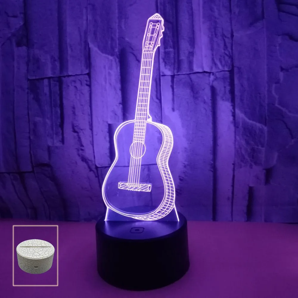 Guitar night light cheap