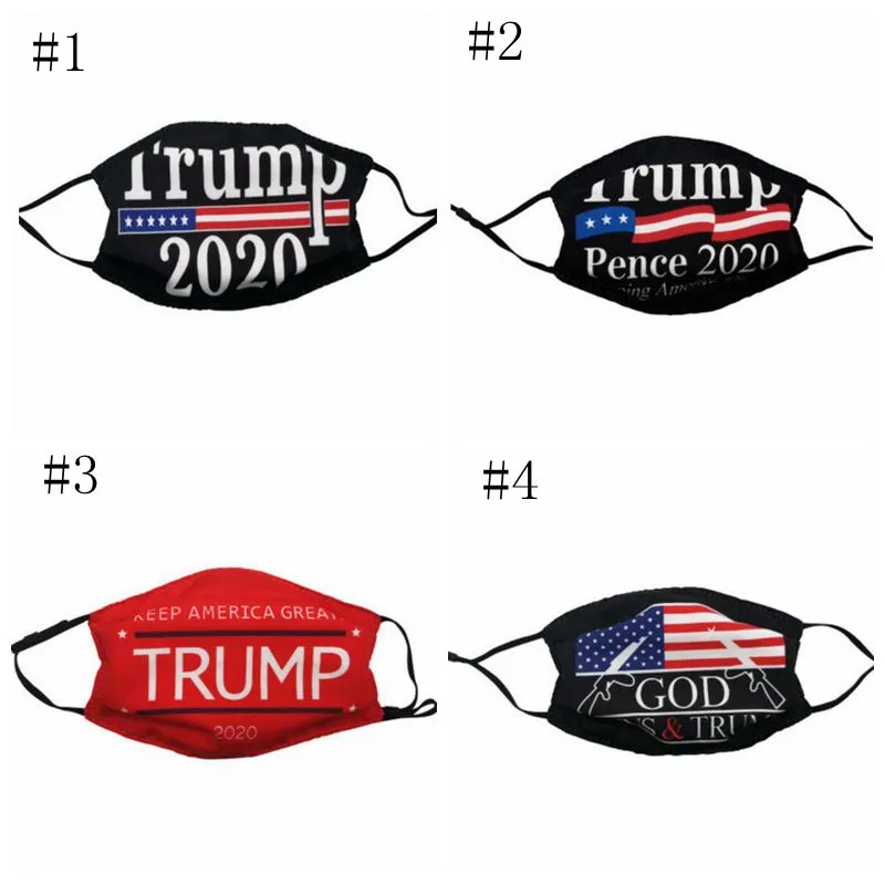 Trump maskerar vindtät bomullsrespirator 3D Design Mouth Mask Vuxen American Presidentval Förenta staterna Face Mouth Cover ZCGY97