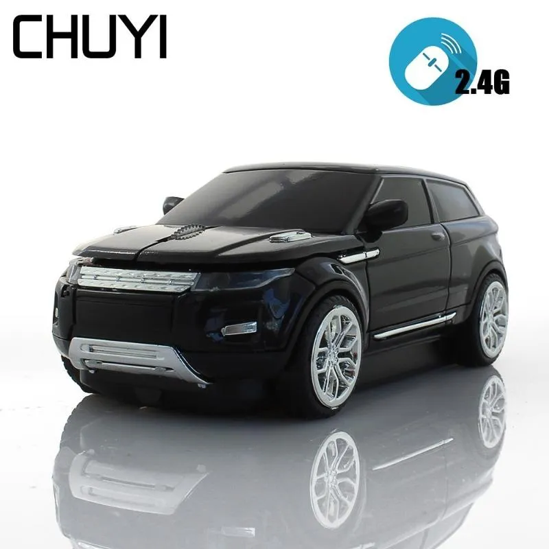 3D Wireless Mouse Computer Mice Sport SUV Car Model Mouse 1600DPI With USB Receiver Mause For PC Tablet Laptop Gaming