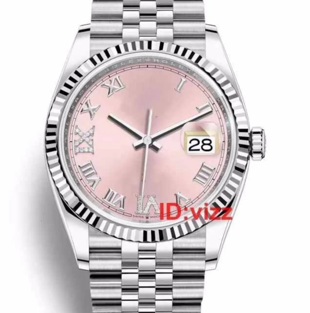 トップファッションウォッチ 36 ミリメートル自動機械式ムーブメントブレスレットレディースメンズダイヤモンド腕時計腕時計