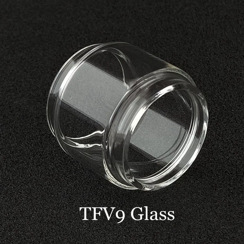 Tube en verre d'ampoule de remplacement de bulle de Pyrex convexe d'expansion de graisse pour l'atomiseur de réservoir de TFV9 6.5ml