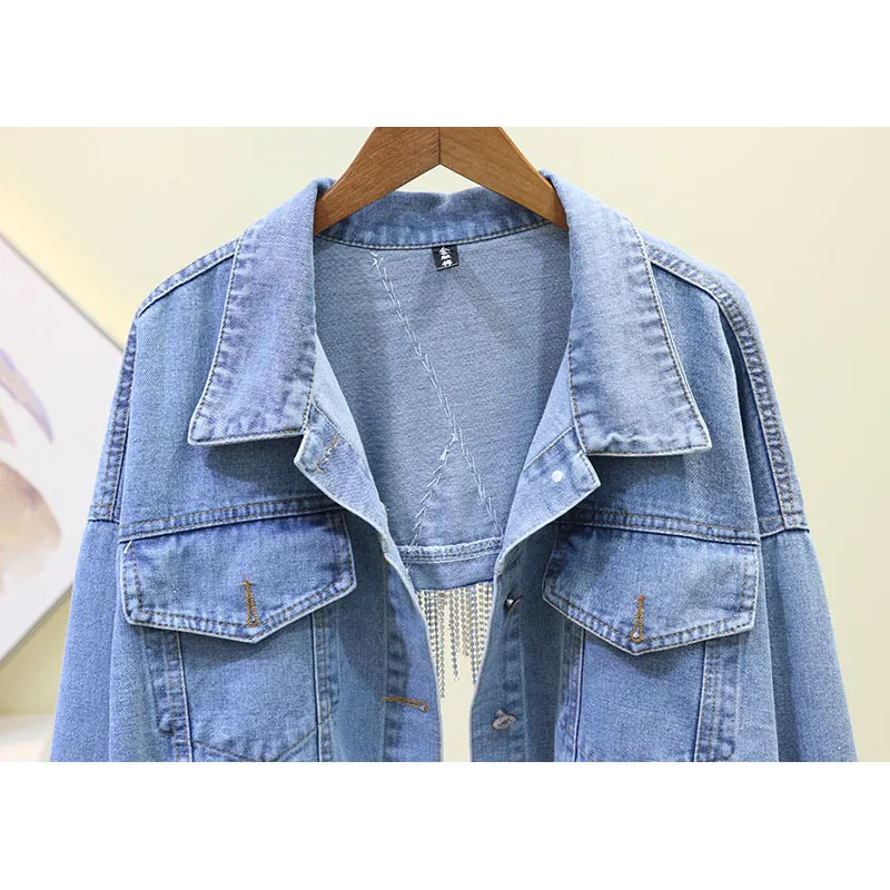 Club factory denim jackets for womens on sale