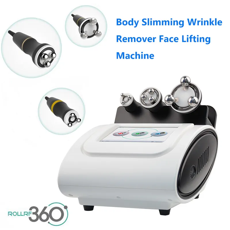 Nyanlända RF Skin Åtdragning Hud Lift Body Slimming Reduction Machine LED Light arbetar tillsammans med RF-enhet