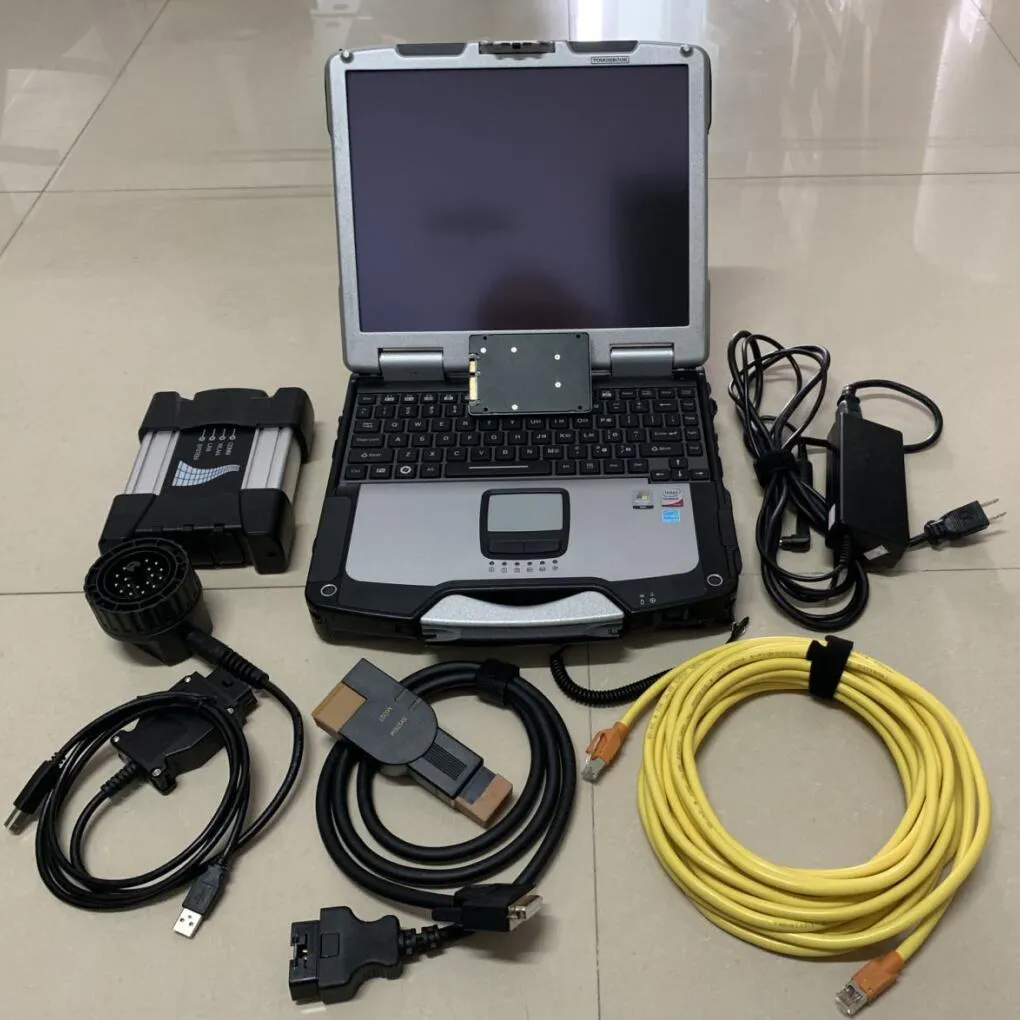 Dla BMW ICOM następny skaner narzędzia do diagnozy auto z CF30 4G Używane laptop 1 TB SSD Najnowsze miękkie V09.2023