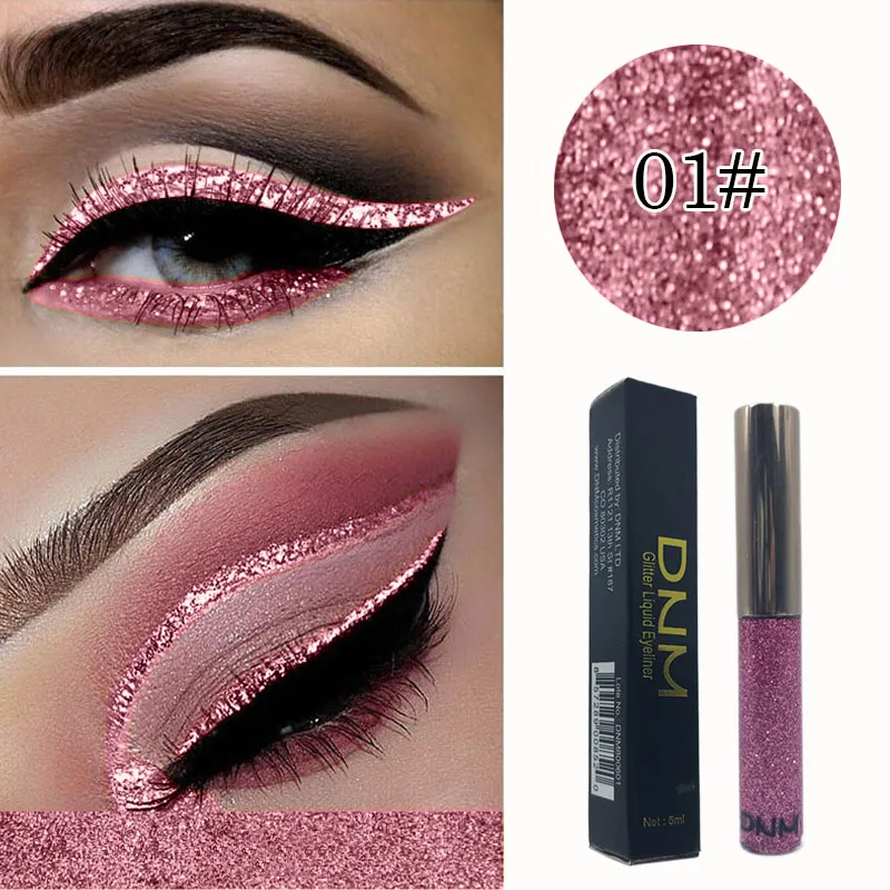 DNM 16 Color Eyeliner brillant Liquide Hydrating Pearlescent Eye Douner Eyeliner étanche