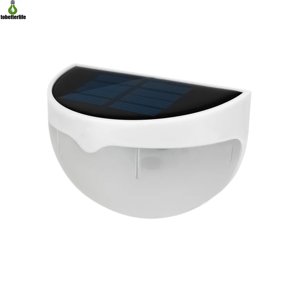 6LED Solar Powered LED Wandlamp Heklamp Waterdichte Mini Size Light Sensor Wit Licht voor tuin Decoratie