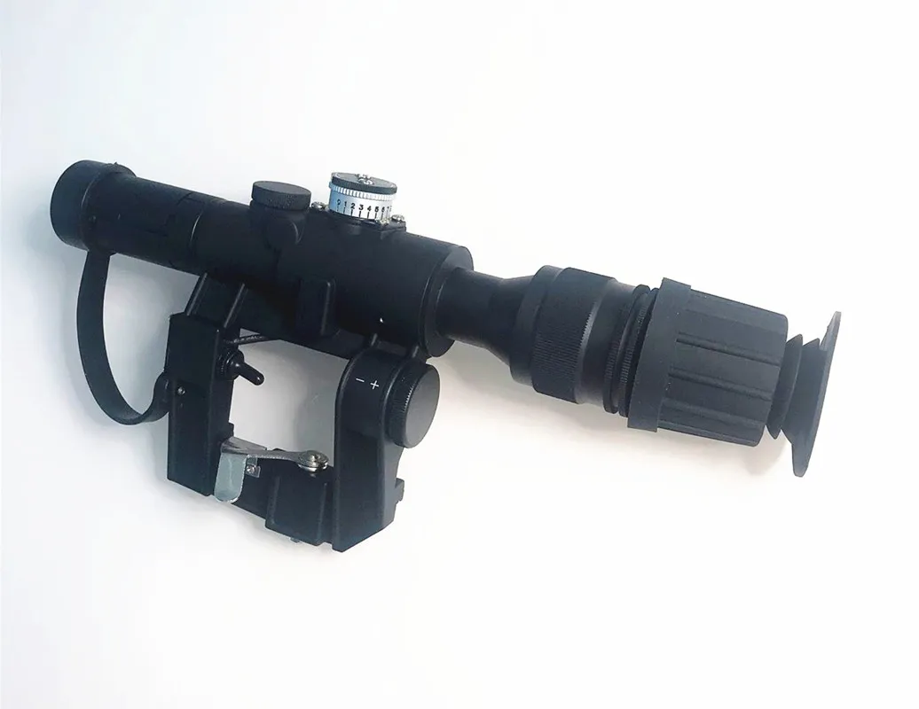 SVD 4x24 Typ PSO Riflescope Tactical Red Iluminowane Szkło Wytopione Serticle Scope Na Outdoor Polowanie