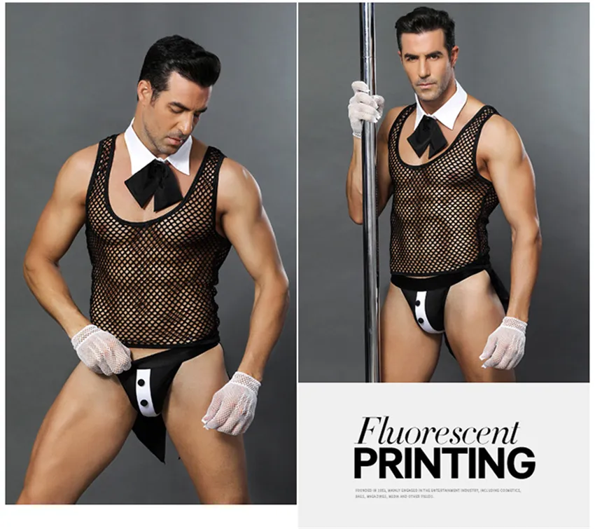 Black Nightclub Mens See Through Underwear For Men Sexy Bar Performance  Clothing For Seduction And Costume Play From Yjl7788991, $10.16