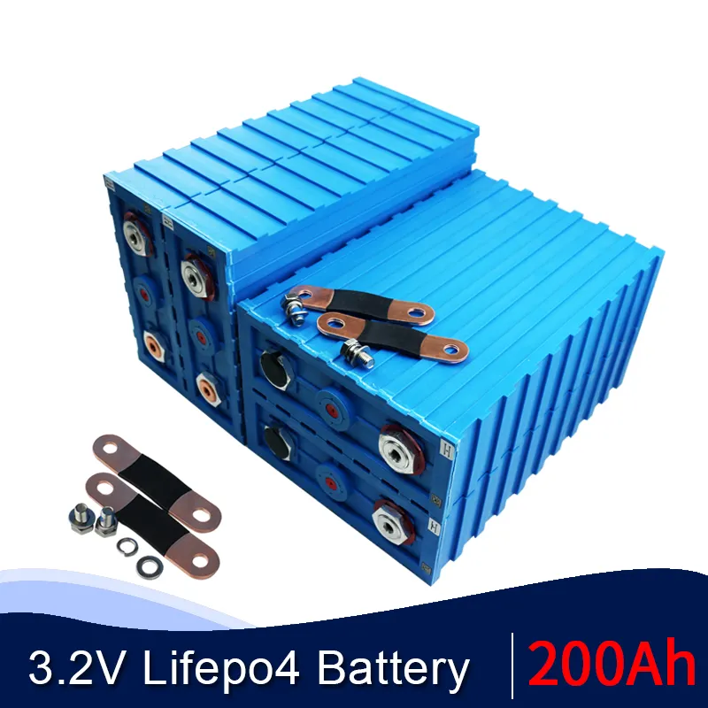 OYE 16Pcs 3.2v 200ah Lifepo4 NOT 135ah 150ah battery Lithium iron phosphate cell batteries 48V for solar RV pack EU US TAX FREE