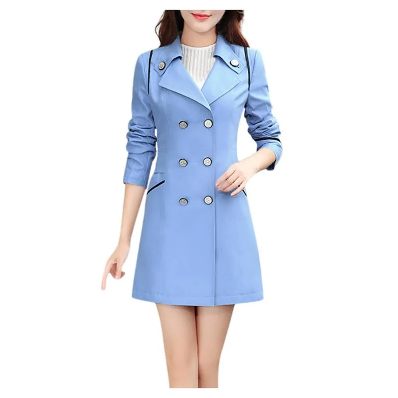 Stylish 2020 Double Breasted Overcoat Womens Double Breasted Jacket Perfect  For Work And Office Wear From Hemplove, $20.46