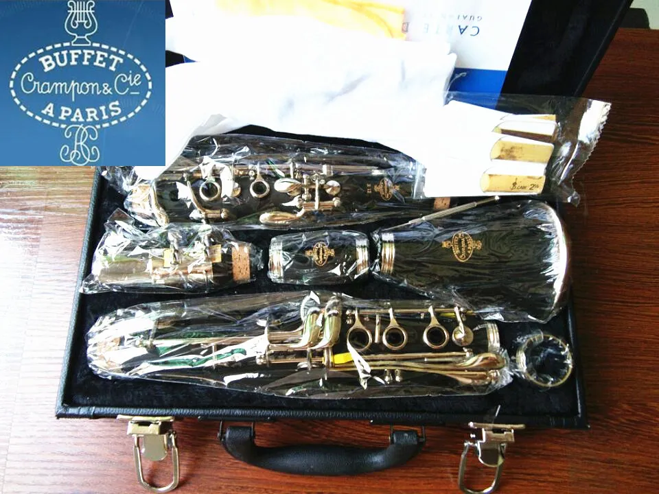 New Buffet CramponCie A PARIS B12 17 Key Bb Tune Clarinetto in bachelite Suonare strumenti musicali Clarinetto con accessori