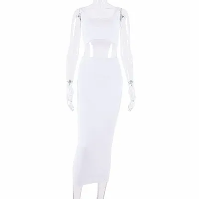 Sexy Deer Bandage Party Purple Skirt Set with Crop Top and Purple Bodycon - Perfect for Clubbing and Celebrity Events (CX200701)