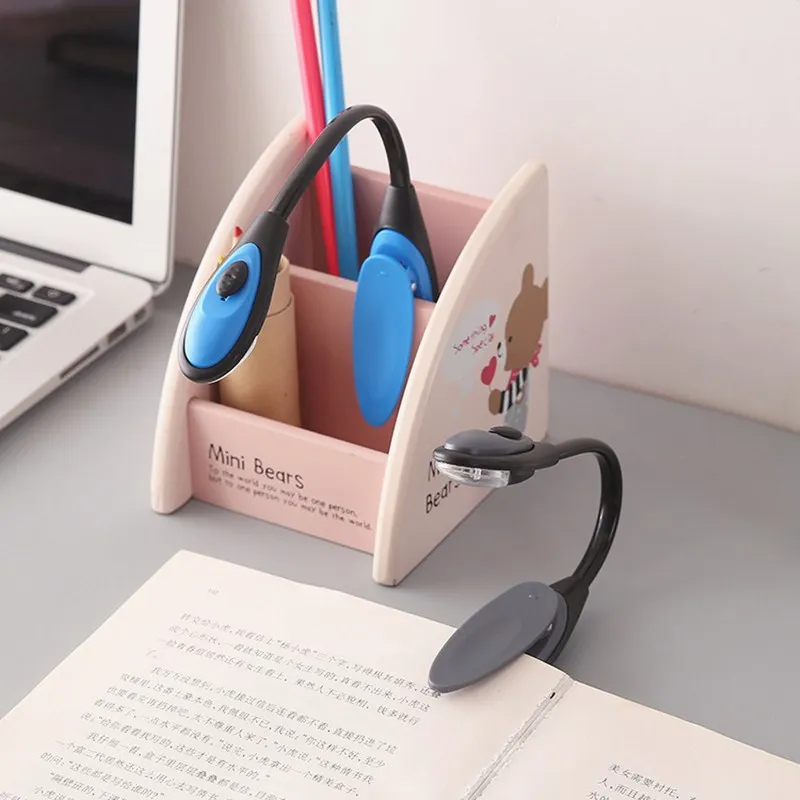 LED Livre Lumière Mini Clip On Flexible Lumineux Led Lumières Livre Lampe  De Lecture Pour Voyage Chambre Lecteur De Livre Du 0,85 €
