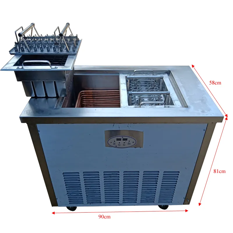 de aço inoxidável de sorvete máquina de picolé comercial pirulito máquina creme máquina de gelo duro venda quente