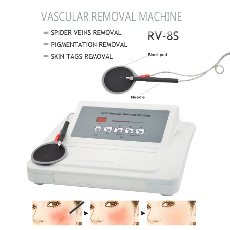 portable rf needle red blood spider vein removal machine vascular remove home use beauty salon equipment