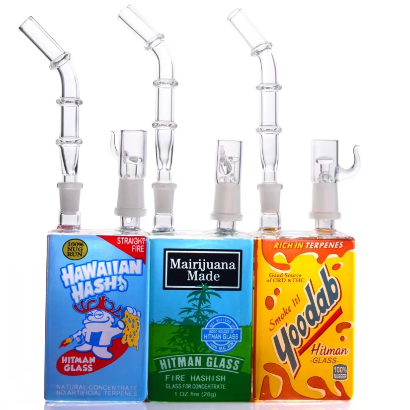 Beaker Bong Juice Box Oil Rigs Hookahs Bongs Water Pipes Thick Glass