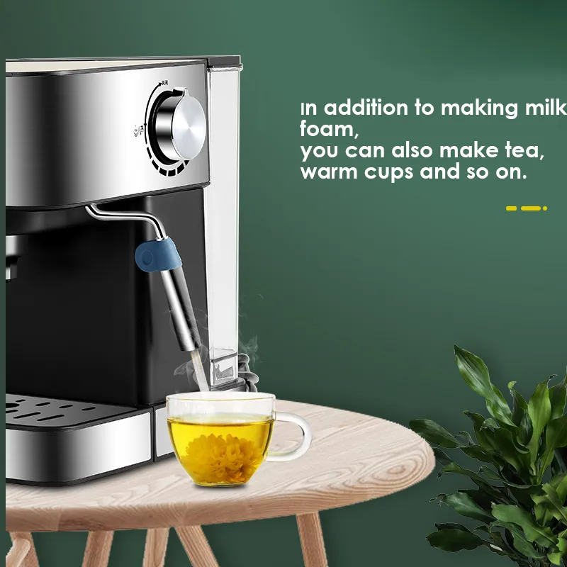 Compra 20 Bares De Presión Espresso Cafetera Completamente Automática  Comercial Del Café Turco Caliente De La Máquina De La Espuma De La Leche  Del Tanque De Agua 1.5L 220V Barato | Entrega