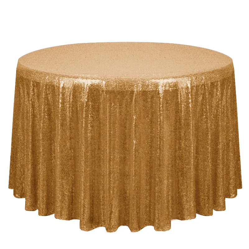 Mode Sequin Tablecloth Achats en ligne de table de mariage Décorations 14 Couleur Table ronde Chiffons BH18035
