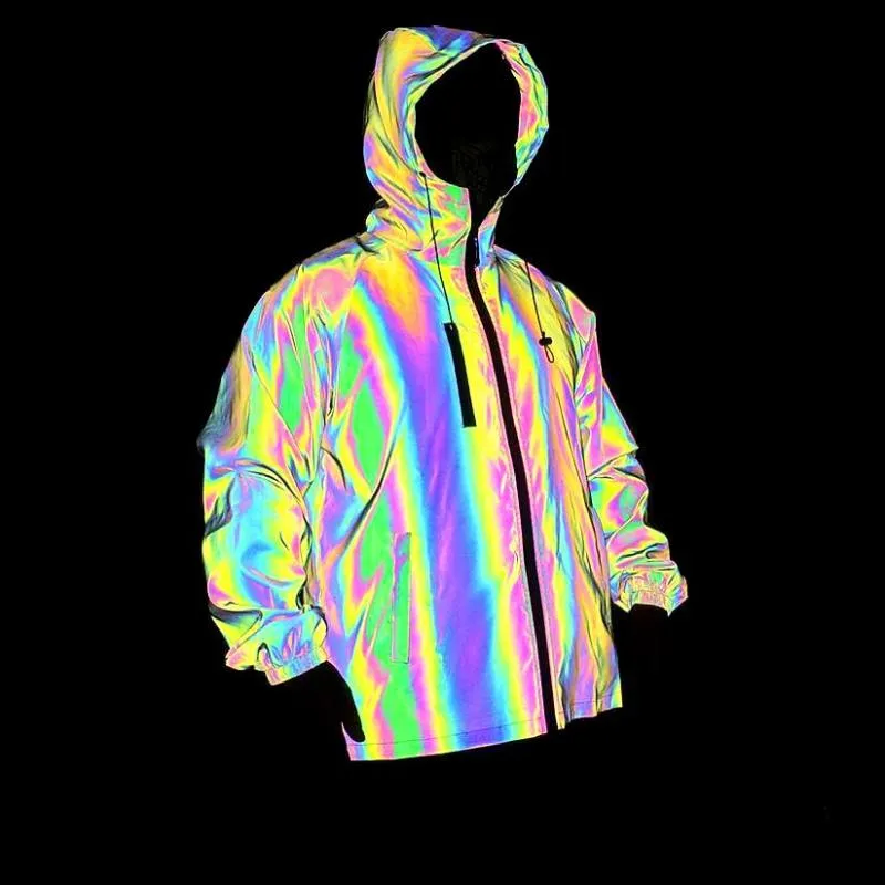 Colorful reflective jacket on sale