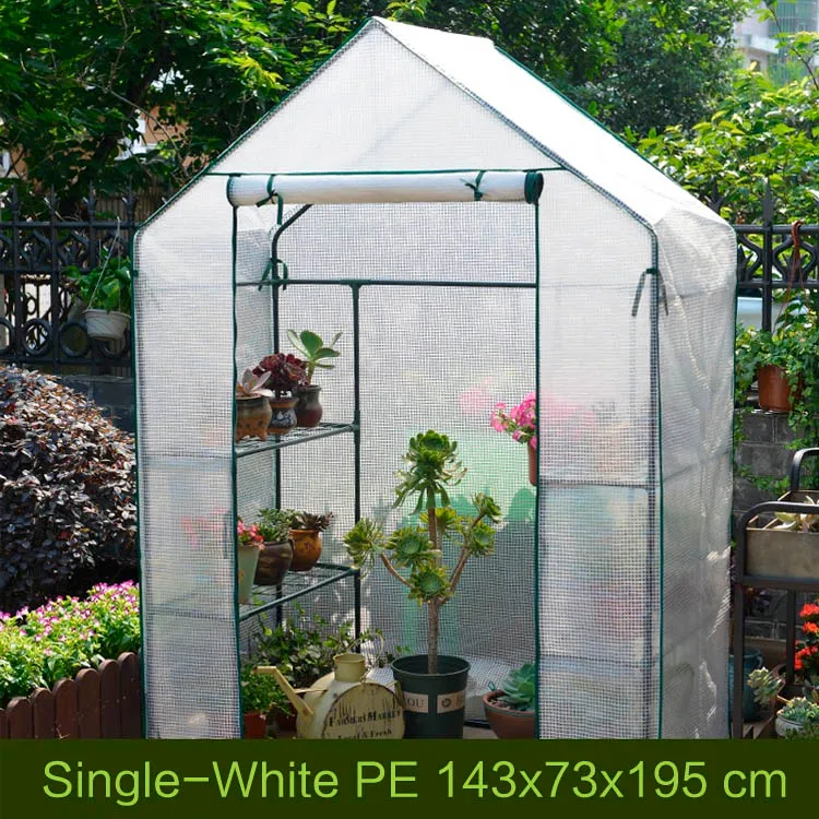 Factory direct walk-in large seedling nursery greenhouse double-decked balcony cold and rain-proof warm shed Kraflo tools