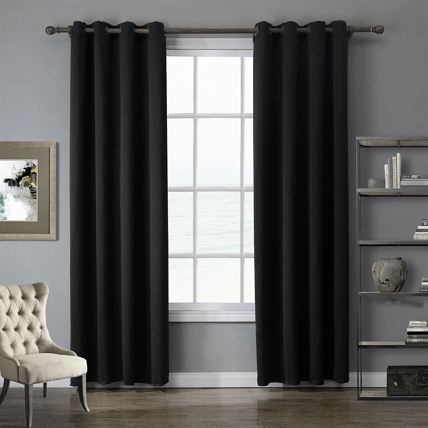 Readymade Modern Blackout Curtains For Living Room And Bedroom