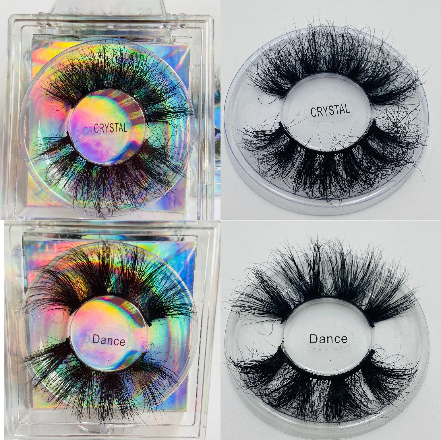 Newest y Eyelashes 25mm Mink Eyelashes Mink Lashes Bulk 3D Mink Lashes 8D Long Curly Eyelash Extension False Eyelashes9865657