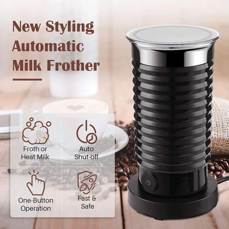 Milk Frother, Automatic Electric Milk Frother and Warmer, Electric Milk  Steamer Milk Heater Soft Foam Maker with Hot & Cold Milk Functionality for  Coffee, Hot Chocolates, Latte, Cappuccino 