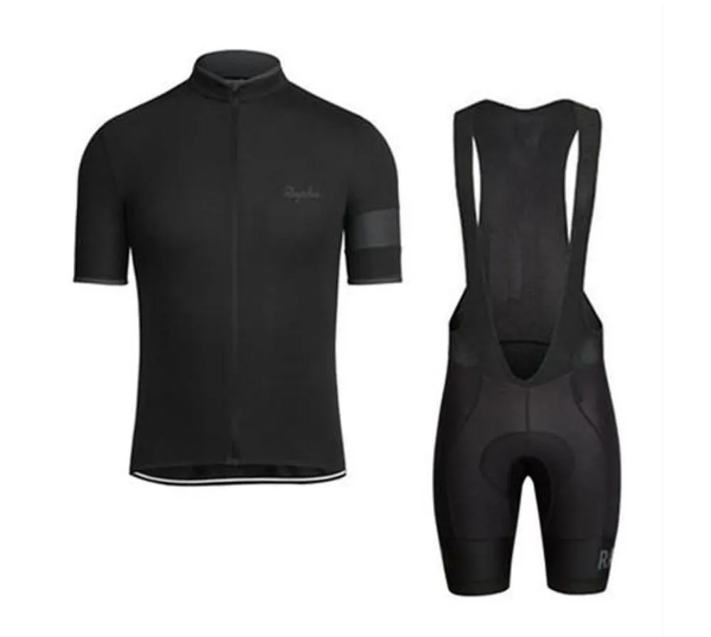 Rapha Summer Mens 짧은 소매 사이클링 저지 자전거 착용 옷 턱받이 세트 MTB 유니폼 프로 사이클링 의류 자전거 Maillot Culotte Lzfboss4