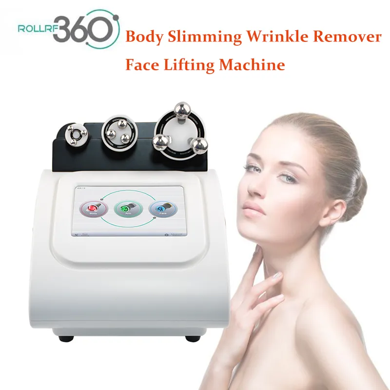 New arrivals Rotation Massage Best RF Skin Tightening Face Lifting Body Slimming Machine With 360 Degree Head Rotating