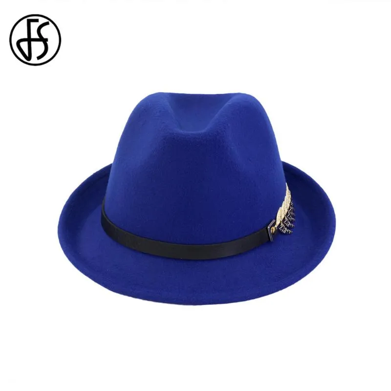Narrow brim felt 2024 hat