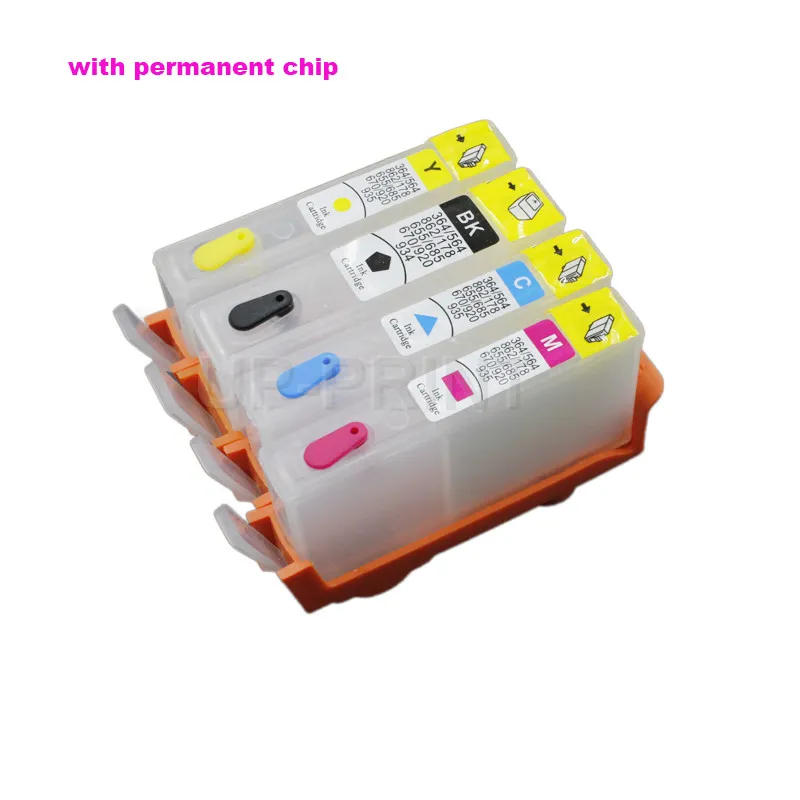 Refill For Hp 903 904 905 Refillable Ink Cartridge Permanent Chip