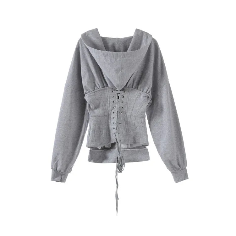 トップス 2000Archives CORSET JERSEY HOODIE トップス 2000Archives CORSET JERSEY HOODIE MUSINSA公式